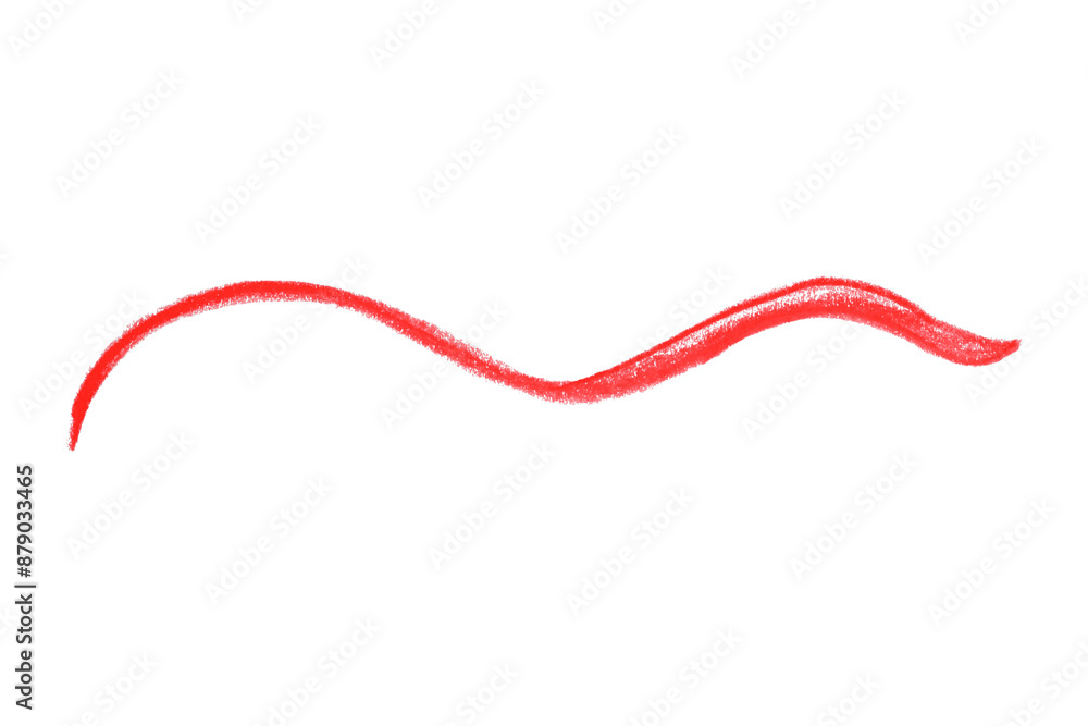 Red pencil line drawing isolated on transparent background. Red pencil line drawing isolated on transparent background.