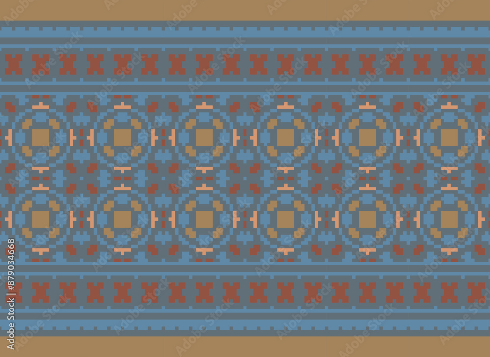 African tribal pattern in colorful. Illustration African tribal pattern in colorful. Illustration