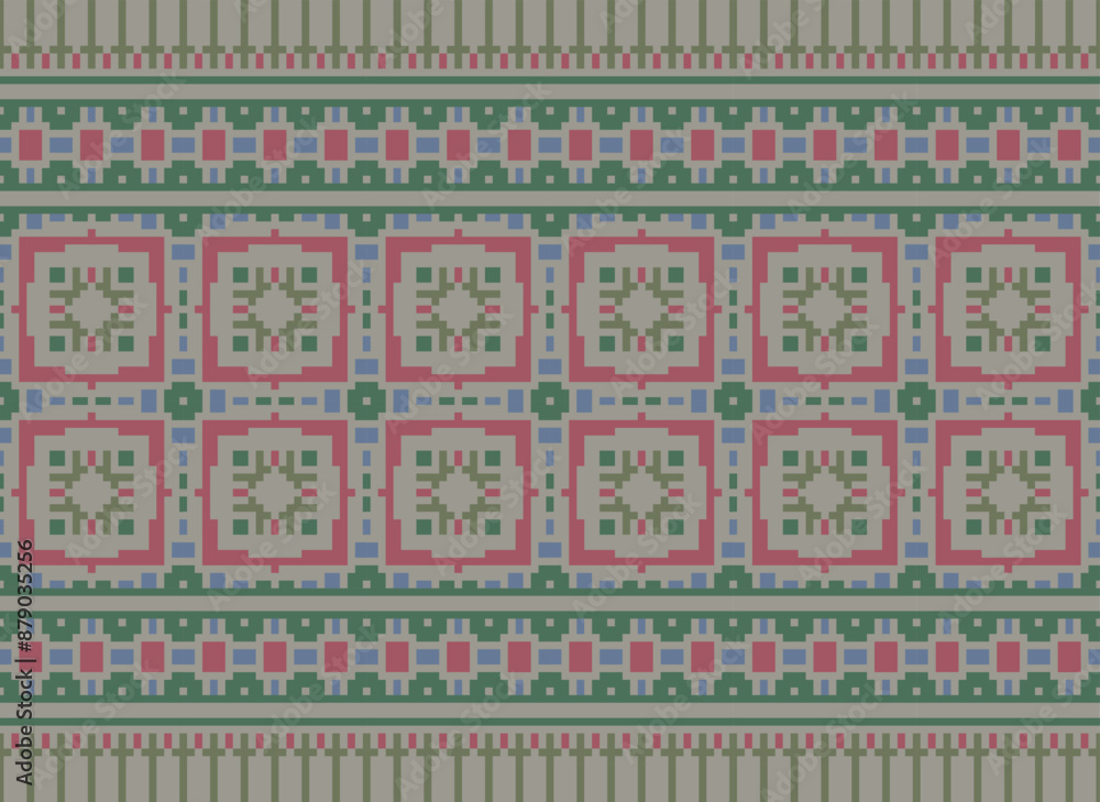 African tribal pattern in colorful. Illustration African tribal pattern in colorful. Illustration
