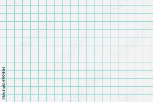 Grid symmetrical background from chess, square graph project texture, lines paper page isolated, cells notebook pattern, grid banner, mockup template copybook - vector 