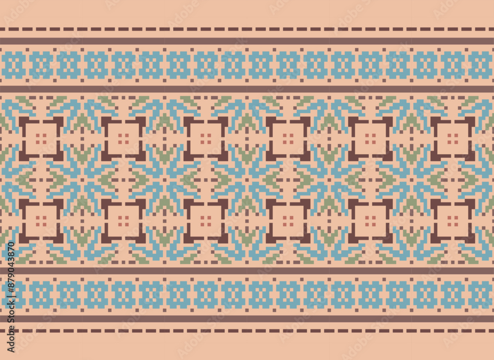 ethnic geometric seamless pattern. Geometric background. Design for fabric, clothes, decorative paper, wrapping, embroidery, illustration, vector, tribal pattern ethnic geometric seamless pattern. Geometric background. Design for fabric, clothes, decorative paper, wrapping, embroidery, illustration, vector, tribal pattern