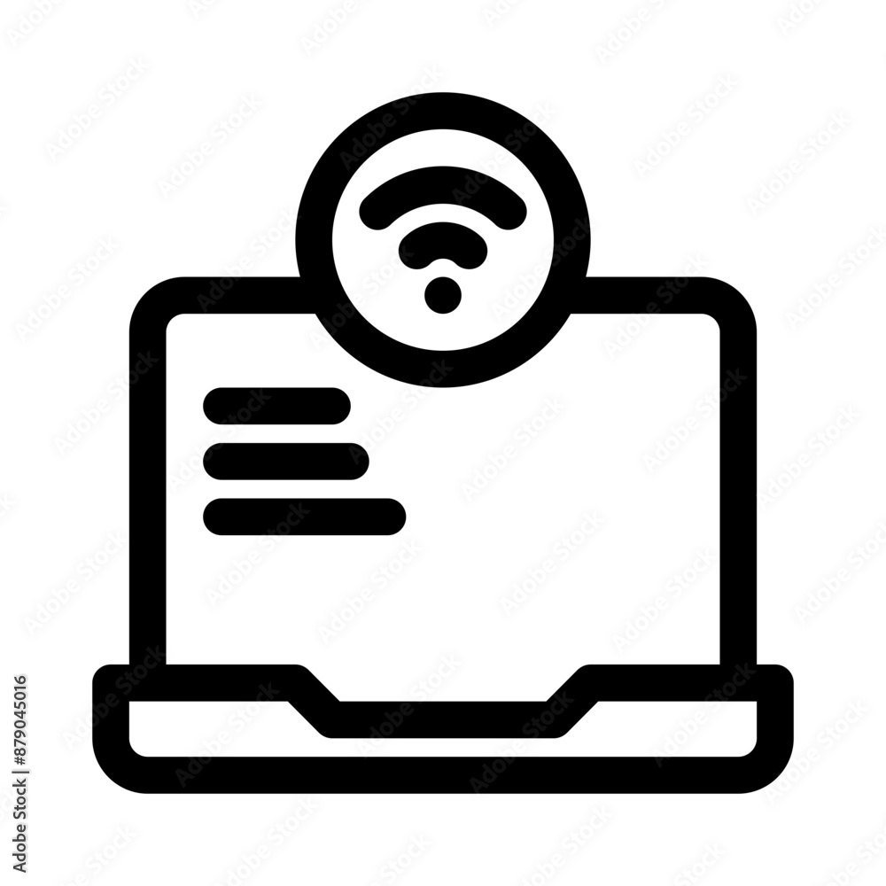 laptop line icon laptop line icon