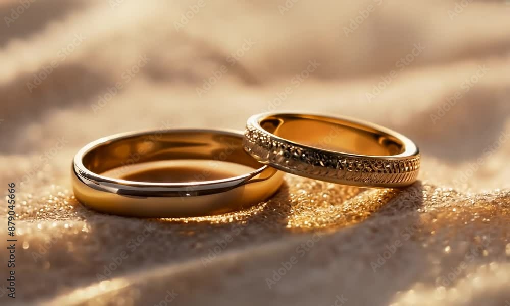 wedding rings on the table wedding rings on the table