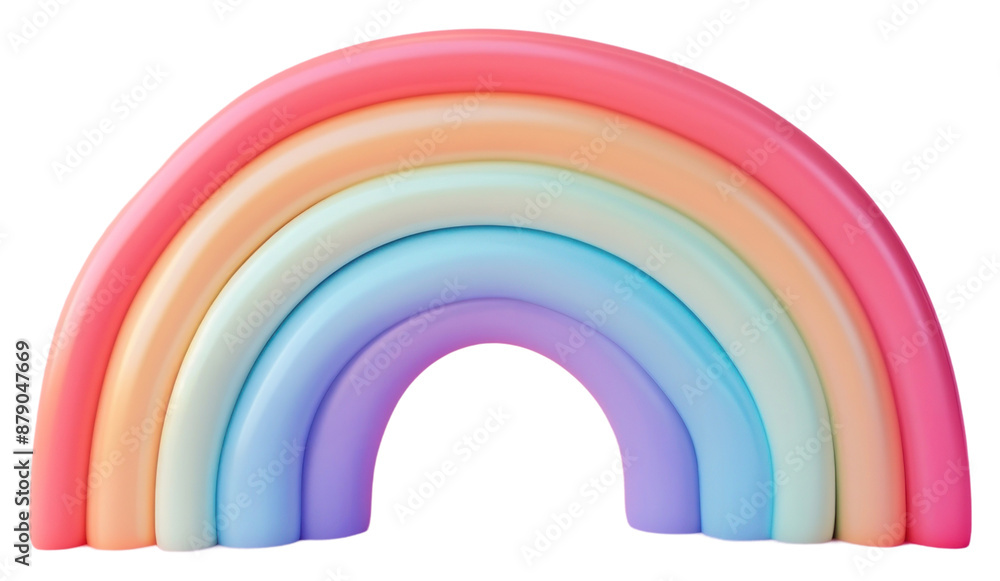 Fototapeta premium PNG Rainbow arch purple architecture refraction.