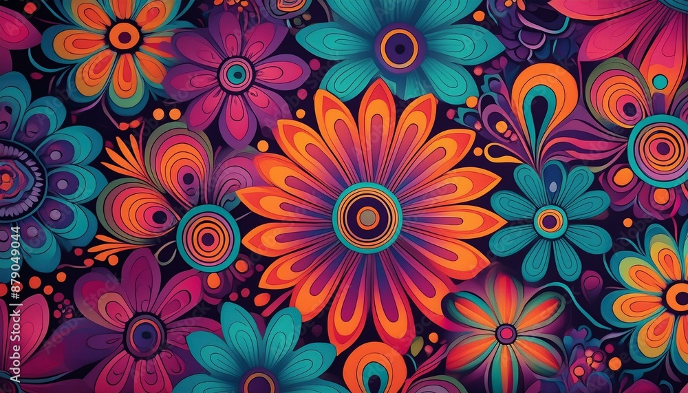 seamless pattern with flowers seamless pattern with flowers