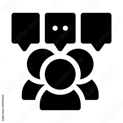 forum glyph icon