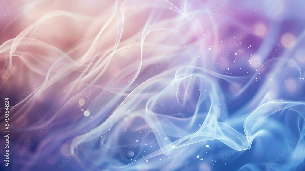 Fototapeta premium A colorful, swirling background with a blue and purple hue