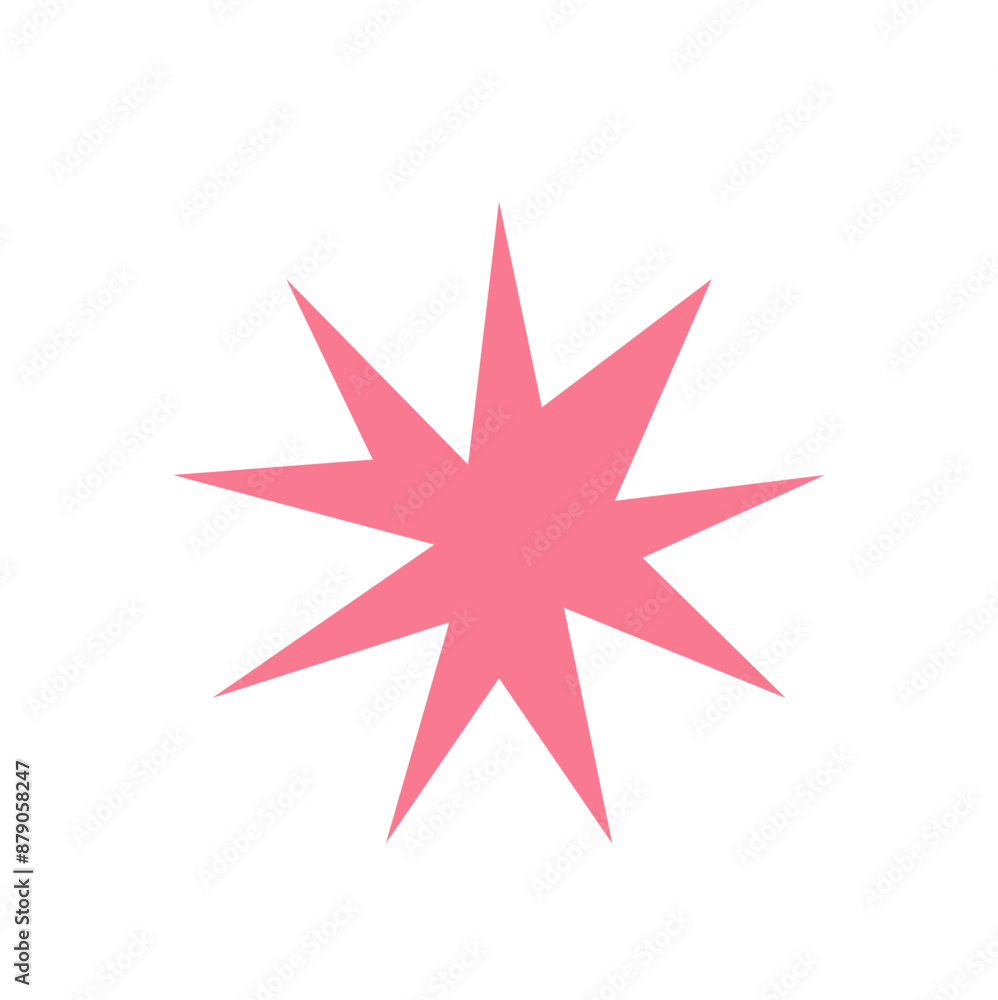 Pink Starburst Element Pink Starburst Element