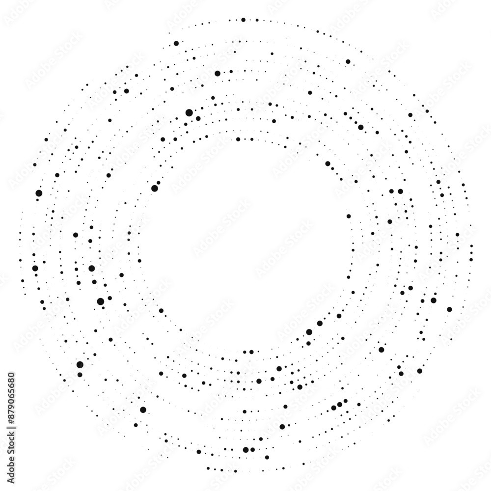 Circle halftone dotted background