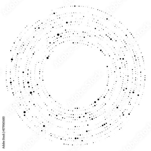 Circle halftone dotted background