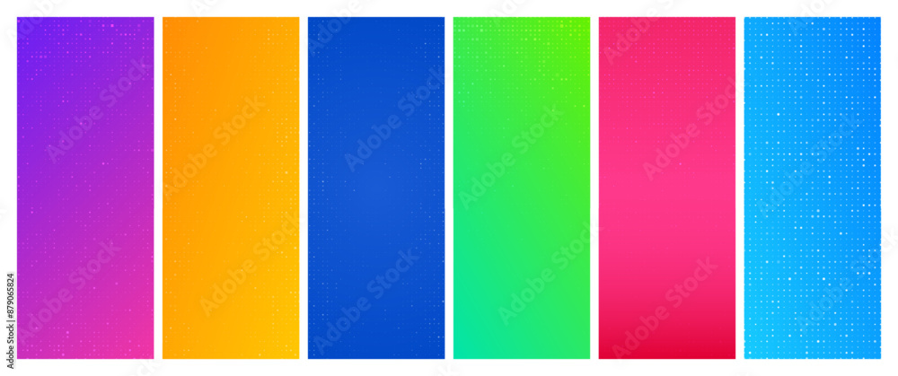Fototapeta premium Abstract gradient geometric background with squares
