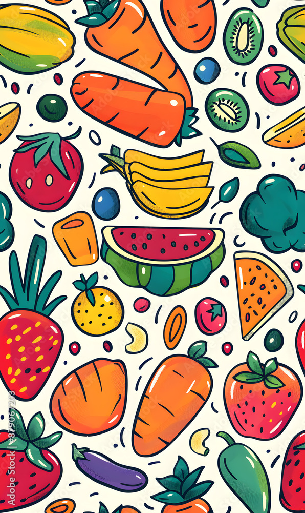 cartoon 2d illustrator doodle pattern, cute pattern in graphic seamless pattern cartoon 2d illustrator doodle pattern, cute pattern in graphic seamless pattern