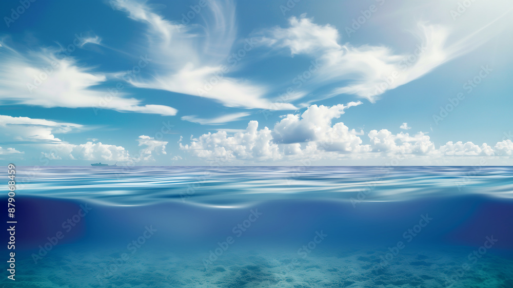 Obraz premium blue sky and sea