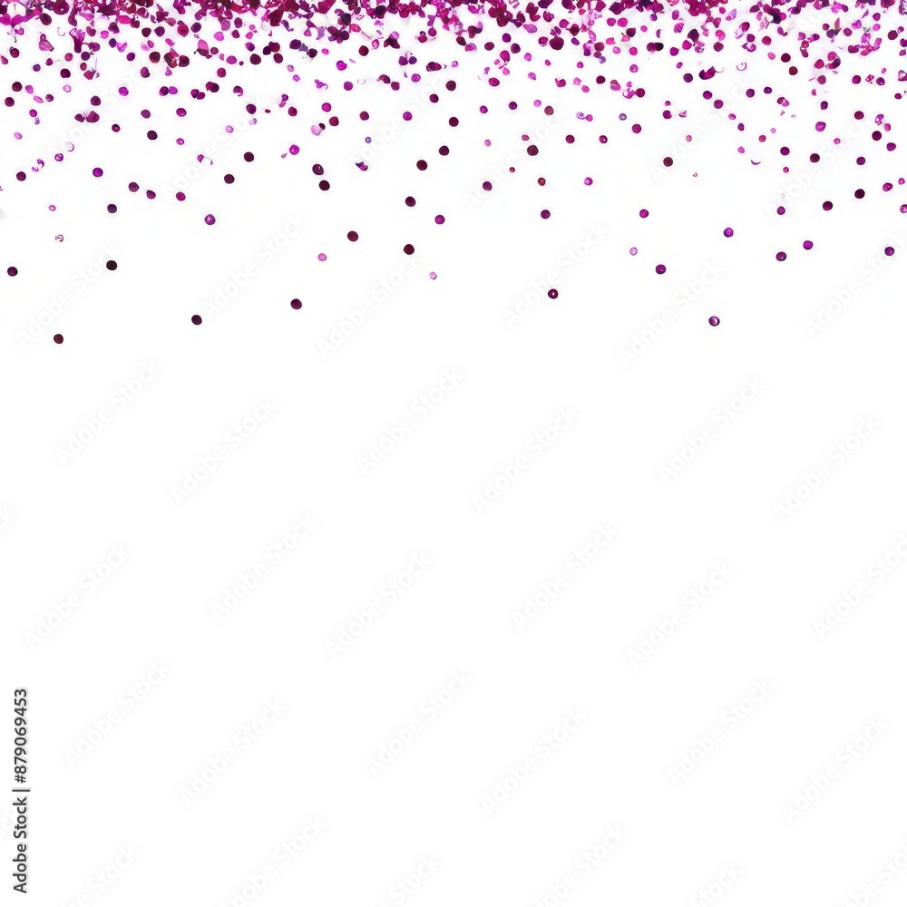 Fuchsia glitter on a white background Fuchsia glitter on a white background