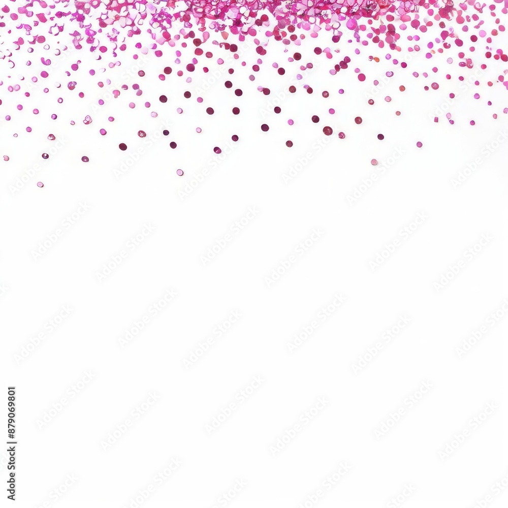 Bubblegum pink glitter on a white background Bubblegum pink glitter on a white background