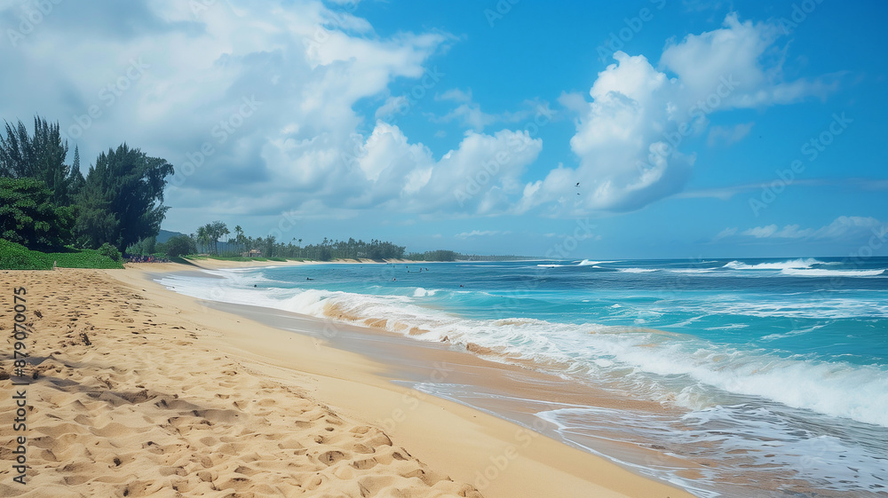 Fototapeta premium beach and sea