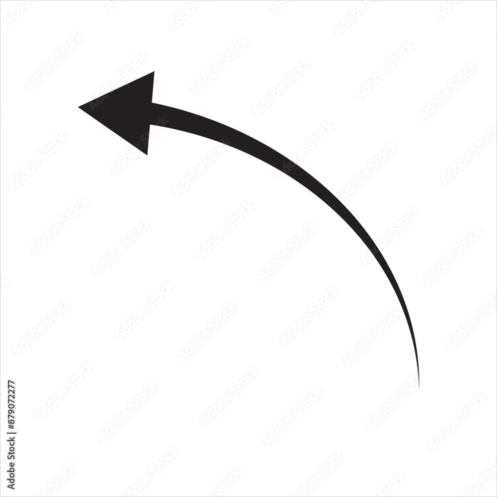 Curve arrow icon vector . Black long up arrow icon vector . arrow pointing upward. Curve arrow icon vector . Black long up arrow icon vector . arrow pointing upward.