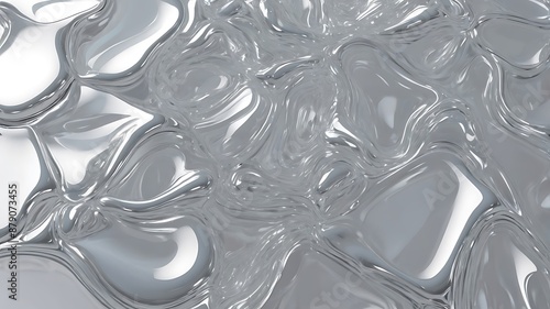 clear water texture wavy glass shapes background