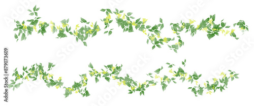 葉っぱのライン2点セット