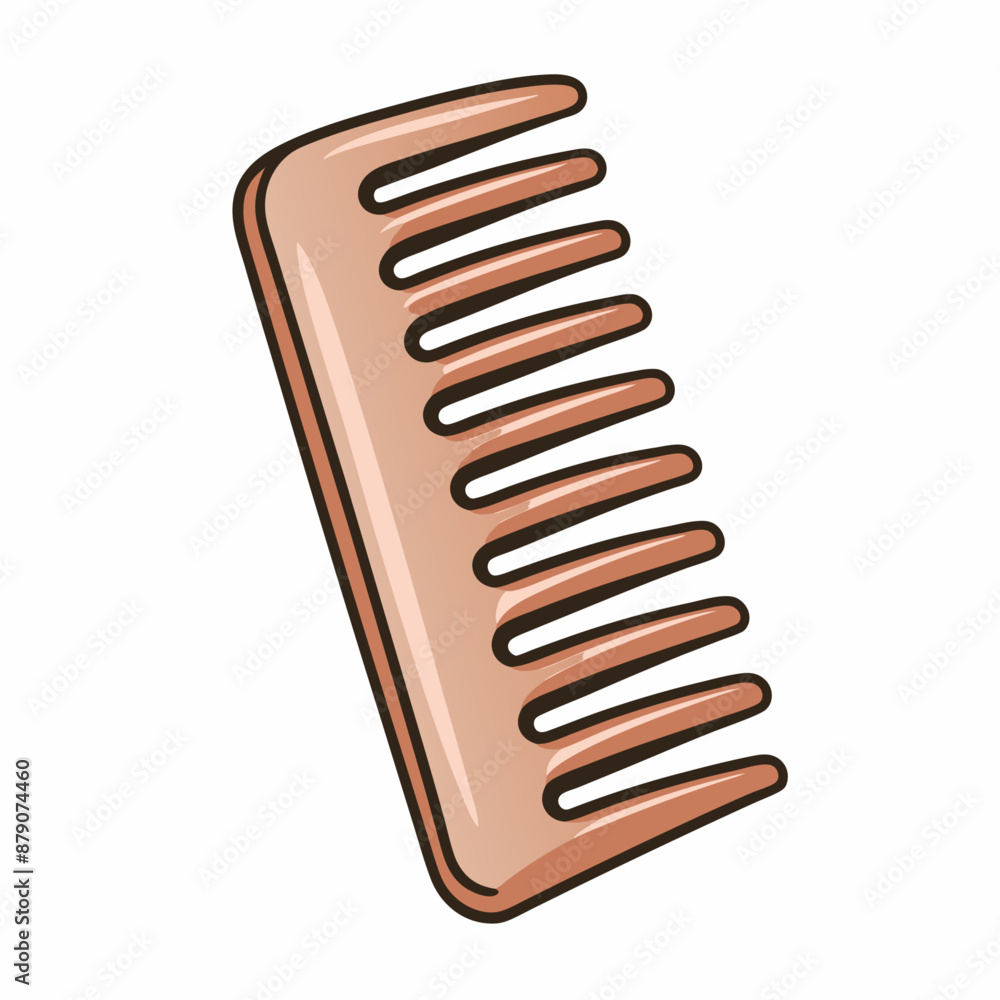Vector doodle illustration of hair comb isolated white background (21) Vector doodle illustration of hair comb isolated white background (21)