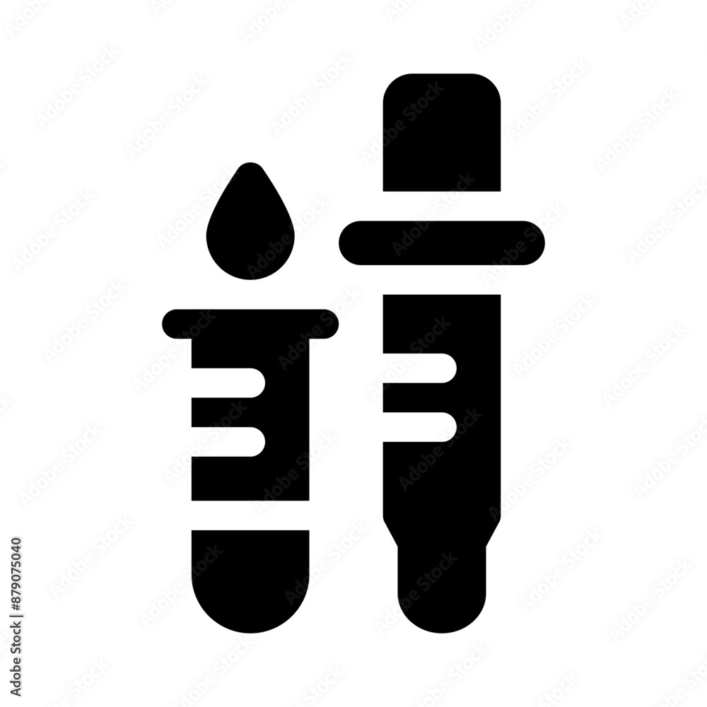 pipette glyph icon pipette glyph icon