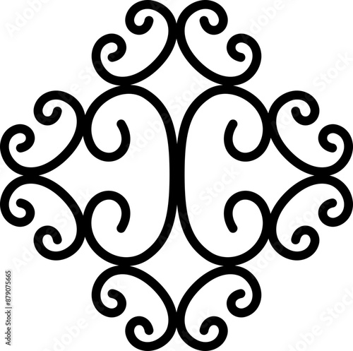 Wrought Iron Design Element