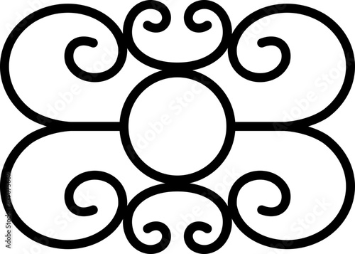 Wrought Iron Design Element