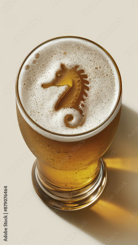 Discover the Delightful Seahorse Design in Frothy Beer: Perfect for Unique Beverage Lovers Discover the Delightful Seahorse Design in Frothy Beer: Perfect for Unique Beverage Lovers