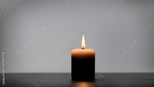 A candle burns © RORON