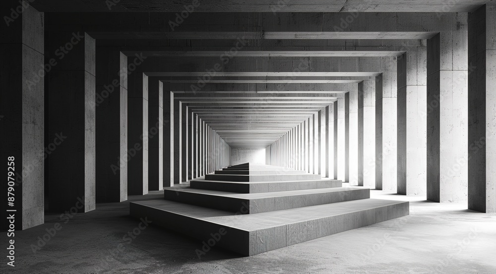 Fototapeta premium corridor with columns