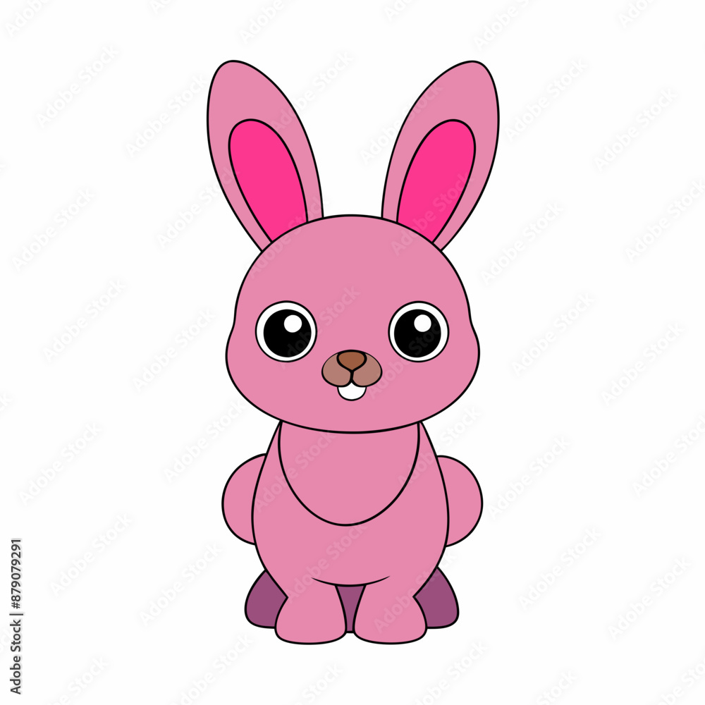 Cute Rabbit Vector Illustration - Adorable and High-Quality Graphics Cute Rabbit Vector Illustration - Adorable and High-Quality Graphics