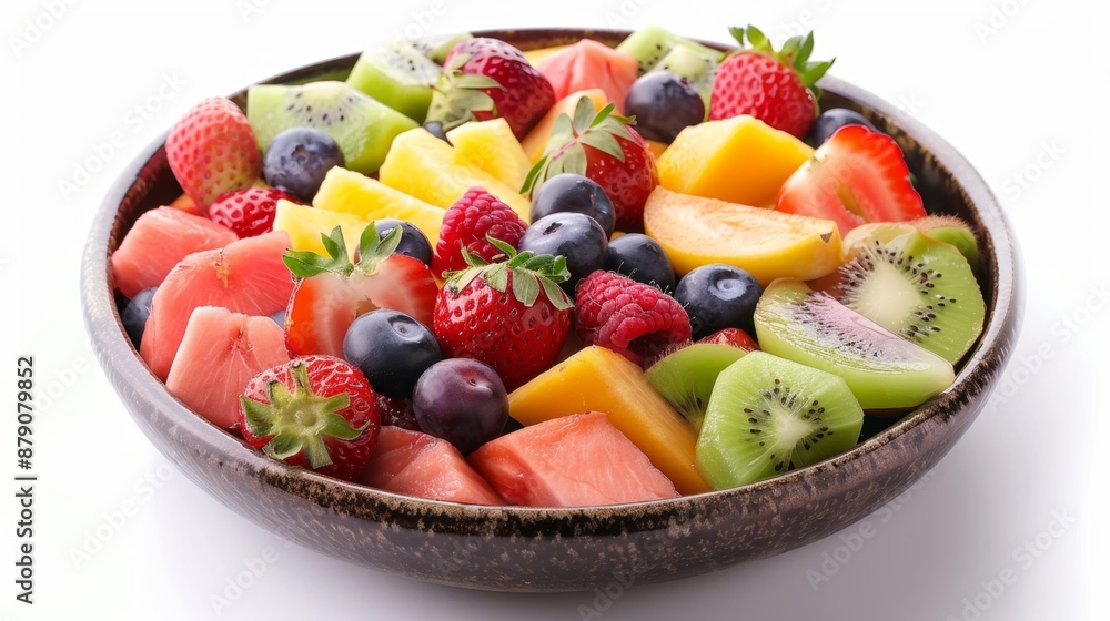 Fresh Fruit Salad in a Bowl. Fresh Fruit Salad in a Bowl.
