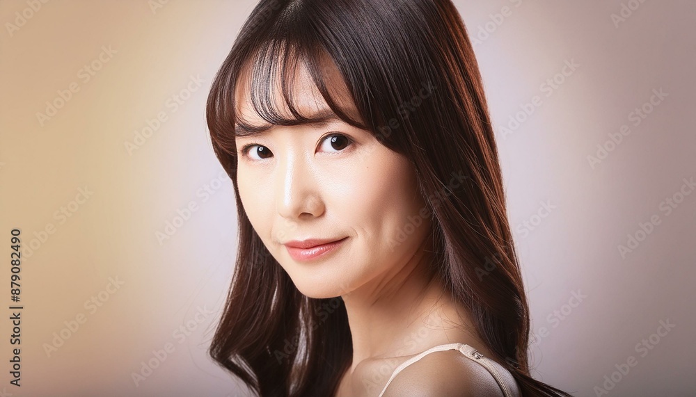 エレガントな女性のポートレート エレガントな女性のポートレート