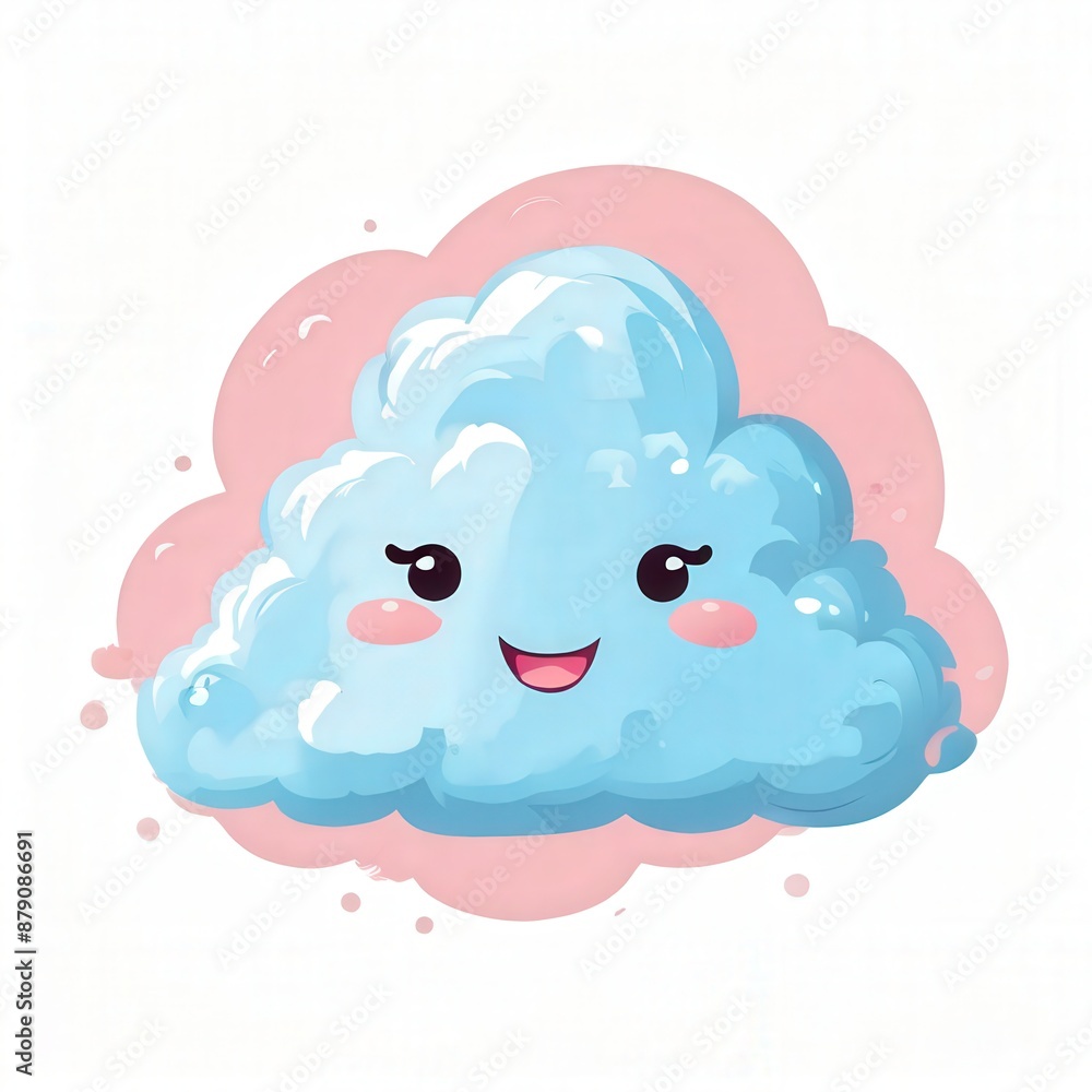 the AI Image Generator, a cartoon of a cloud the AI Image Generator, a cartoon of a cloud