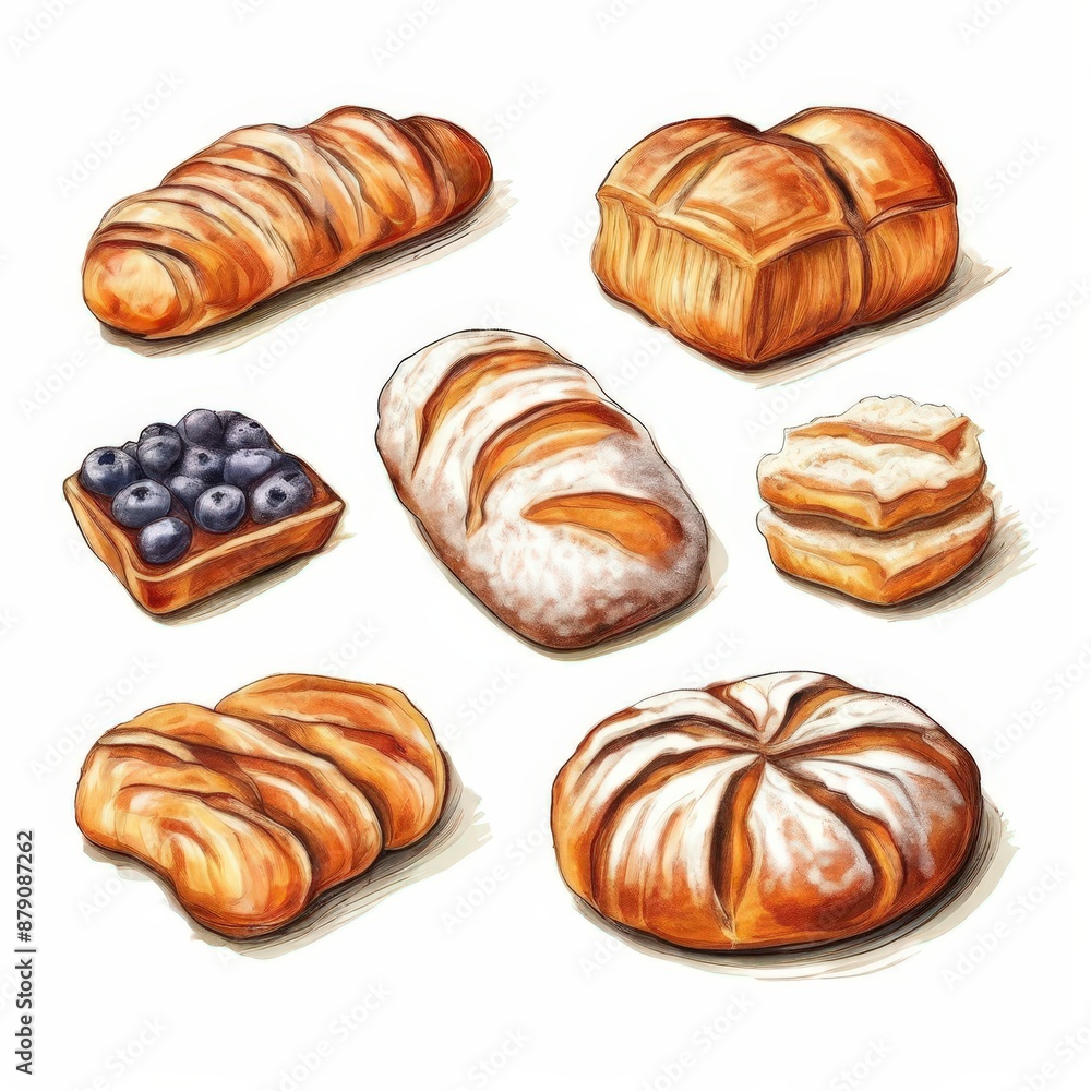 the AI Image Generator, A French butter croissant the AI Image Generator, A French butter croissant