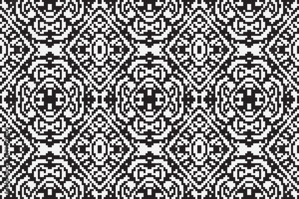 Black and White ethnic geometric seamless pattern. Geometric dark black background. Design for fabric, clothes, decorative paper, wrapping, embroidery, illustration, vector, tribal pattern Black and White ethnic geometric seamless pattern. Geometric dark black background. Design for fabric, clothes, decorative paper, wrapping, embroidery, illustration, vector, tribal pattern