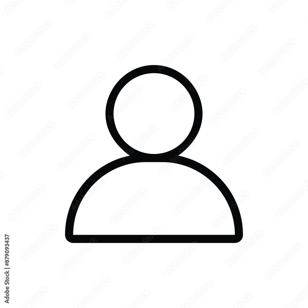 simple profile icon. avatar icon. Simple vector icon for UI simple profile icon. avatar icon. Simple vector icon for UI