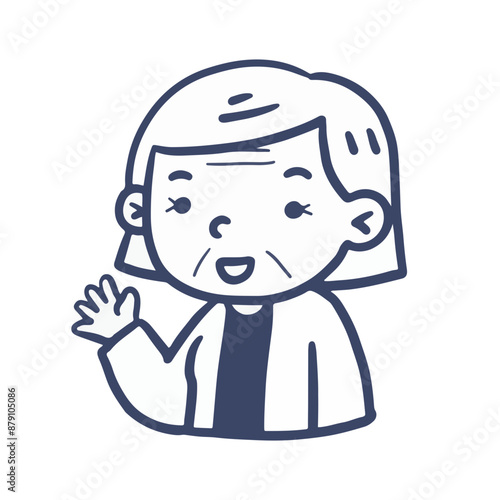 Eldelry character illustration