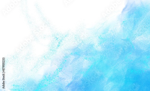 アルコールインクアートの背景素材（ブルー）

