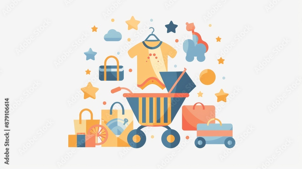 Baby Essentials Illustration Baby Essentials Illustration