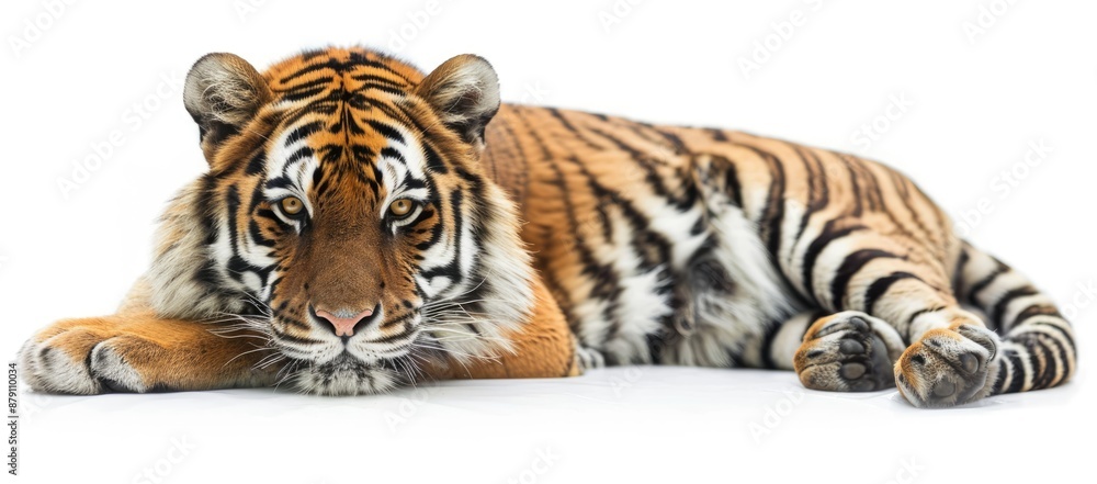 Close-Up Portrait of a Majestic Tiger Close-Up Portrait of a Majestic Tiger