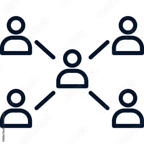 Referal Program Line Icon