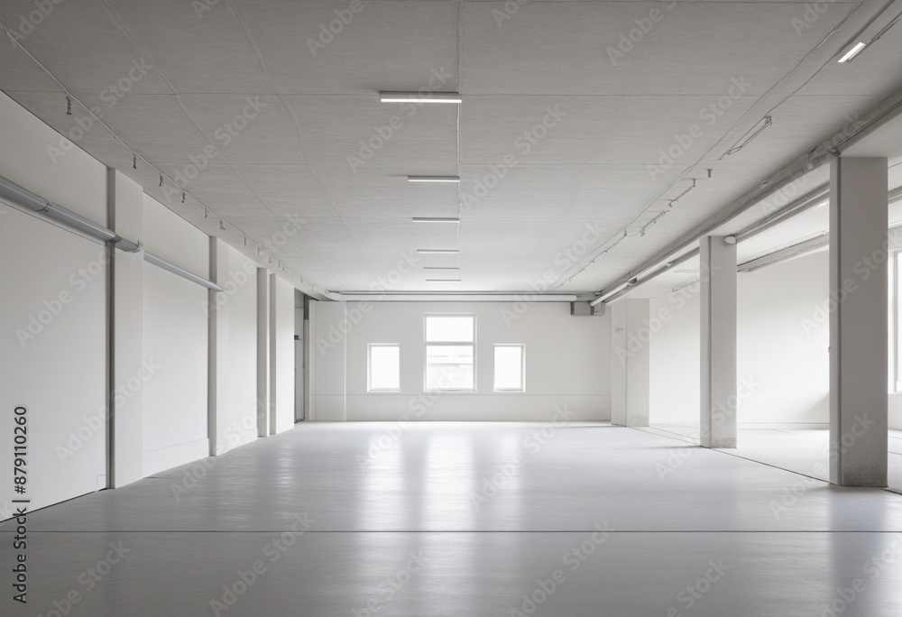 empty white big hall empty white big hall