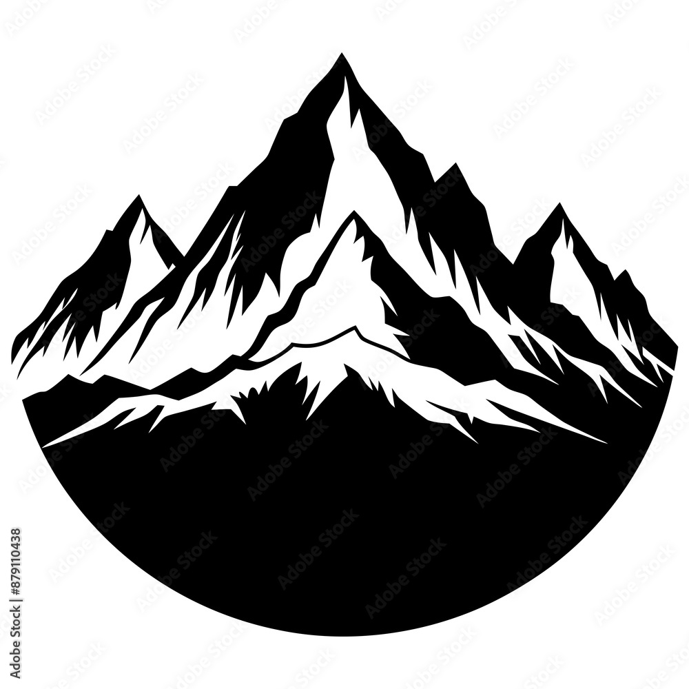 Landscape mountain vector illustration Landscape mountain vector illustration