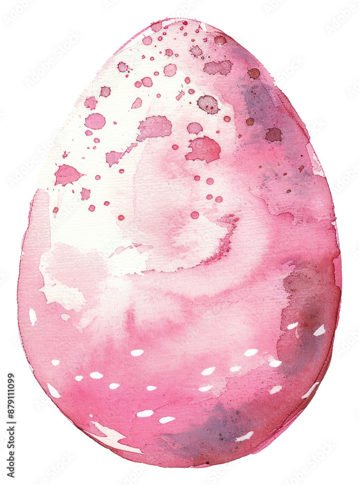 PNG Cute Easter egg watercolor pink white background easter egg. PNG Cute Easter egg watercolor pink white background easter egg.