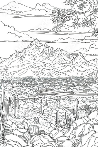 landscape in the mountains