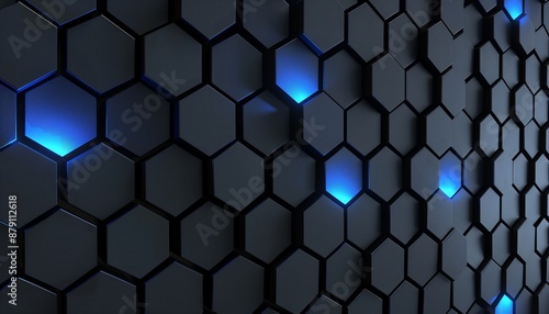 3D abstract background wallpaper, colorful futuristic design with geometric shapes and vibrant neon lights