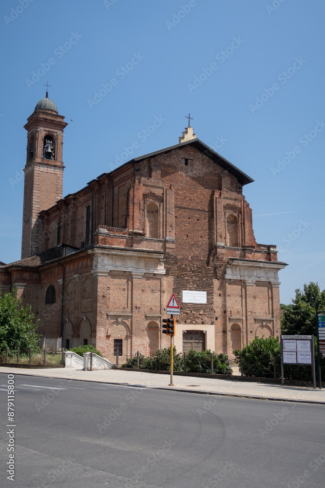 Pavia Santa Maria delle Grazie church rural rock