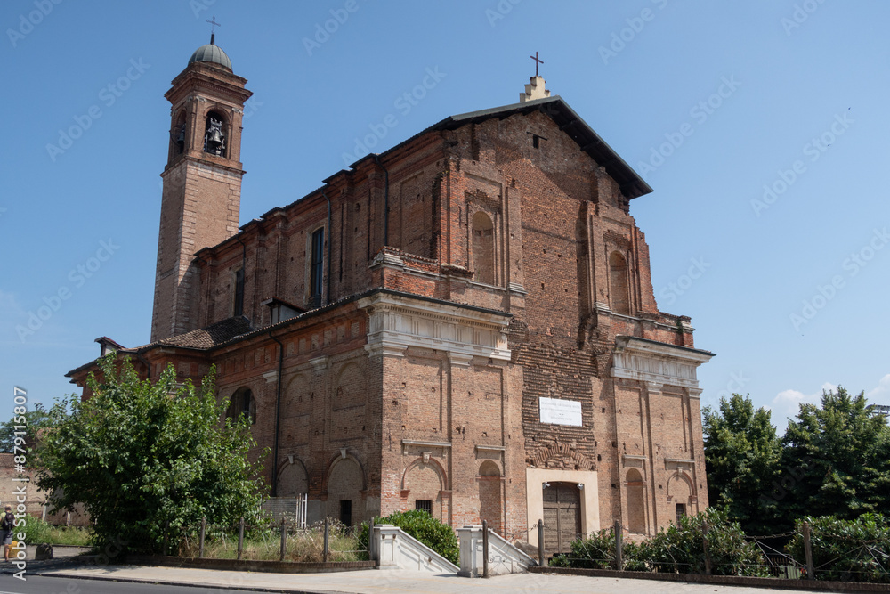 Pavia Santa Maria delle Grazie church rural rock