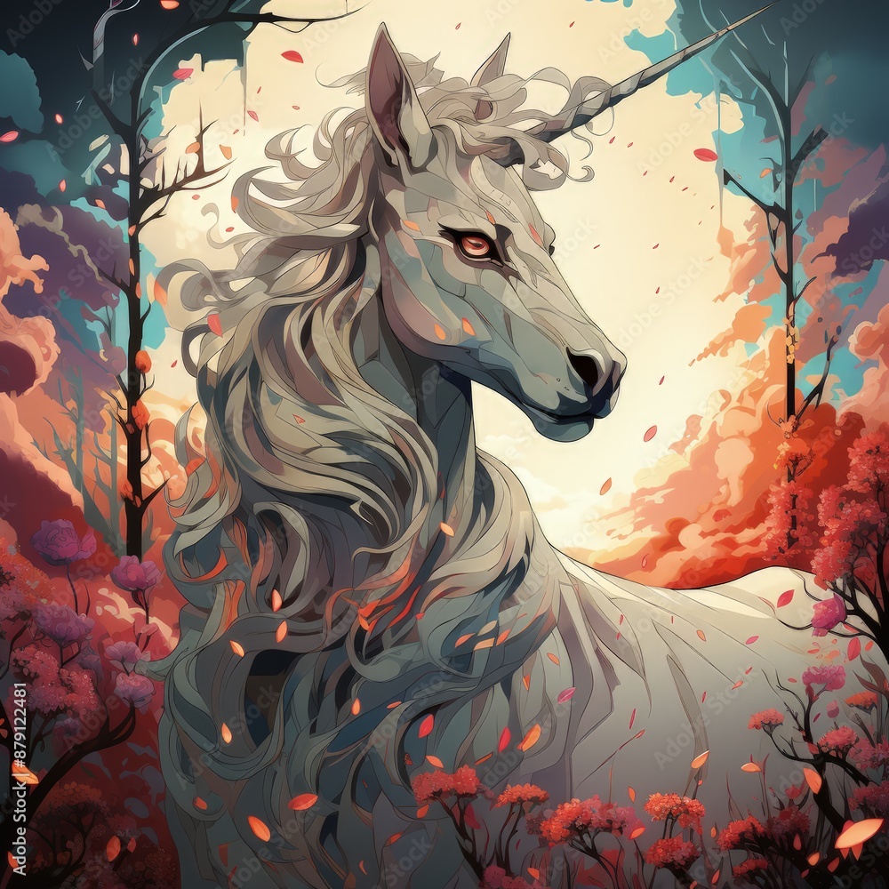 Enchanted Cover Art for The Last Unicorn Movie Enchanted Cover Art for The Last Unicorn Movie